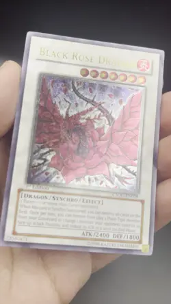 Yu-Gi-Oh Black Rose Dragon CSOC-EN039 Ultimate Rare 1st Edition LP Condition - Image 2