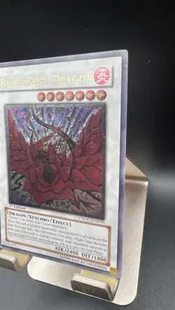 Yu-Gi-Oh Black Rose Dragon CSOC-EN039 Ultimate Rare 1st Edition LP Condition - Image 3