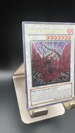 Yu-Gi-Oh Black Rose Dragon CSOC-EN039 Ultimate Rare 1st Edition LP Condition - Image 4