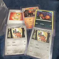 Pokemon Random Lot Cards Toys Dices Chips Sleeves Bundle - Image 4