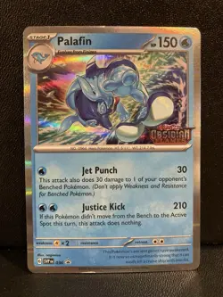 Palafin - 036 (Prerelease) 036 Sv: Scarlet & Violet Promo Cards Holo NM - Image 1