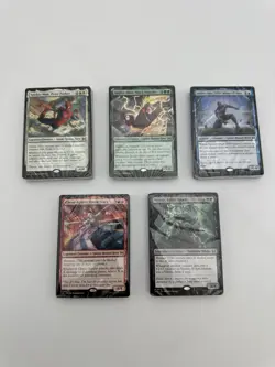 Magic The Gathering: Spider-Man SDCC 2025 Welcome Decks - 5 Color Bundle - Image 1