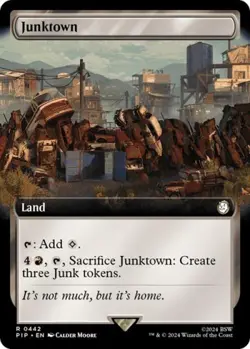 Junktown (Extended Art) - Near Mint MTG Universes Beyond: Fallout - Image 1