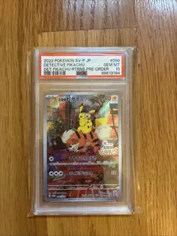PSA 10 Detective Pikachu 098/SV-P Nintendo Switch Promo Gem Mint Pokemon Card - Image 1