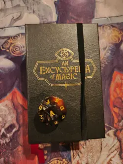 Encyclopedia Secret Lair D26 Die, Book, And Alphabet Cards MTG - Image 1