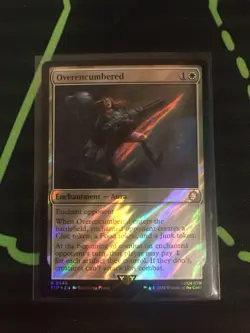 MTG Magic The Gathering Overencumbered Surge Foil Enchantment Fallout Commander - Image 1