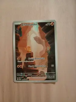 Pokemon Charmander 2023 Japanese 151 Art Rare Card 168/165 Near Mint Condition - Image 1