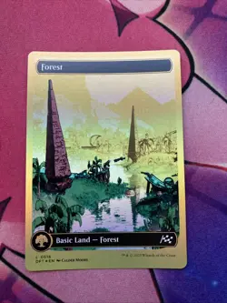 Forest 0516 First-Place Foil Aetherdrift Magic The Gathering DFT EN Land Card NM - Image 1