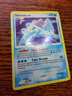 Suicune 19/132 DP Secret Wonders Holo Rare Pokemon Card PL - Image 2