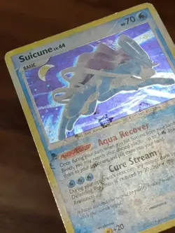 Suicune 19/132 DP Secret Wonders Holo Rare Pokemon Card PL - Image 3