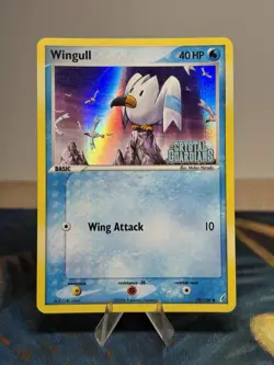 Wingull 70/100 Ex Crystal Guardians Reverse Holo Foil Stamped Pokemon Card LP - Image 1