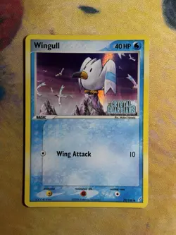 Wingull 70/100 Ex Crystal Guardians Reverse Holo Foil Stamped Pokemon Card LP - Image 2