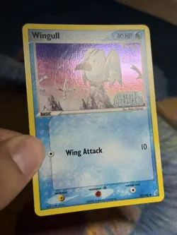 Wingull 70/100 Ex Crystal Guardians Reverse Holo Foil Stamped Pokemon Card LP - Image 4