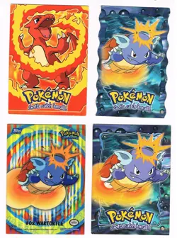 Pokemon Topps BALANCE OF A COLLECTION bundle of 4 cards. (GTF#7) - Image 1
