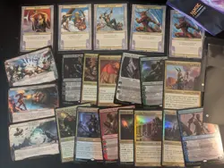 Magic The Gathering Oversized Commander Mythic Foil Planechase 21 Card LOT MTG - Image 1