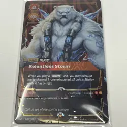 Volibear Riftbound English Promo card 249/298 PRERELEASE League Of Legends Foil - Image 1