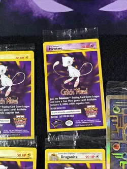Pokemon First Movie Set of 5 Promo Cards Dragonite Mewtwo Pikachu Elect SEALED - Image 3