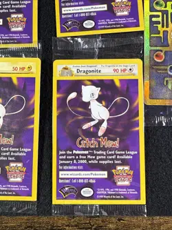 Pokemon First Movie Set of 5 Promo Cards Dragonite Mewtwo Pikachu Elect SEALED - Image 5