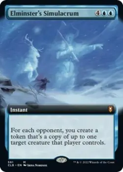 ~ Elminster's Simulacrum (Extended Art) ~ NM ~ ~ MTG ~ - Image 1