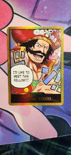 One Piece Gol.D.Roger GOLD DON!! Card (OP-13) English - Image 3