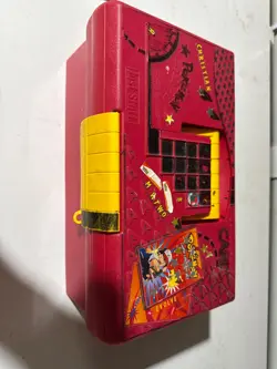 Red Pokemon "Just Stuff" Card collector storage box with a bunch of cards - Image 3