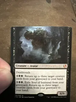 Mtg Magic Commander Soul Of Innistrad Twisted Miscut Misprint Error Card - Image 2