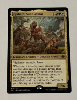 MTG Gishath, Sun's Avatar - The Lost Caverns of Ixalan LP - Image 1