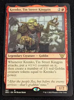 MTG - Krenko, Tin Street Kingpin - Commander: Kamigawa: Neon Dynasty - Image 1