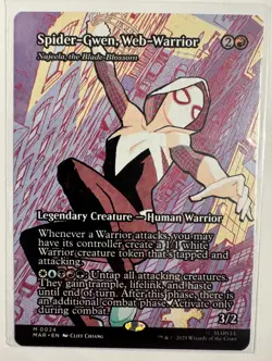 Spider-Gwen, Web-Warrior Najeela (Borderless) Regular #24 MAR NM - Image 1