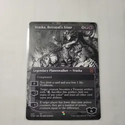 Vraska, Betrayal's Sting, Borderless Showcase,Phyrexia:All Will Be One, MTG NM - Image 1