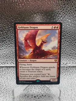 *** Goldspan Dragon *** Kaldheim NM MTG English - Image 1