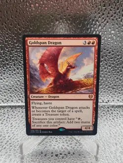*** Goldspan Dragon *** Kaldheim NM MTG English - Image 2