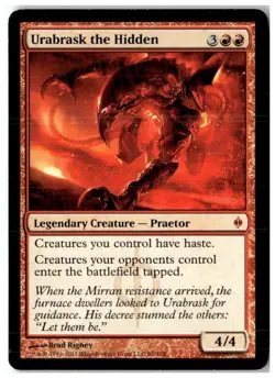 MTG Urabrask the Hidden - New Phyrexia Moderately Played English - Image 1
