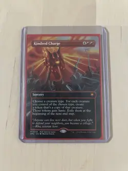 MTG Kindred Charge Mythic Special Guests English Light Play LP Borderless - Image 1