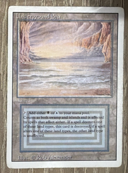Magic: The Gathering Revised Underground Sea MP MTG 3rd - Image 1