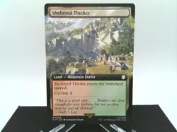 Sheltered Thicket 0508 Extended Art Universes Beyond: Fallout PIP MTG Magic - Image 1