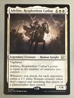 MTG / Adeline, Resplendent Cathar / MOC / #0167 / Regular / Rare / NM - Image 1