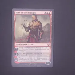 Koth of the Hammer Scars of Mirrodin #94 MTG Mythic Rare Planeswalker Red - Image 1