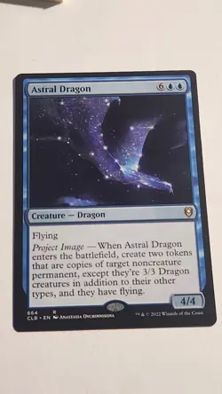 MTG NM Astral Dragon Commander Legends Battle For Baldur's Gate Rare - Image 1