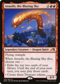 Atsushi, the Blazing Sky - NEO #134 | NORMAL | NM | MTG - Image 1