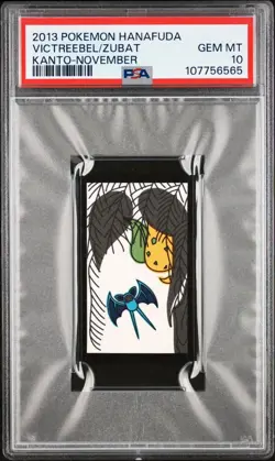 2013 Pokemon Hanafuda Victreebel Zubat PSA 10 GEM MINT Kanto November - Image 2