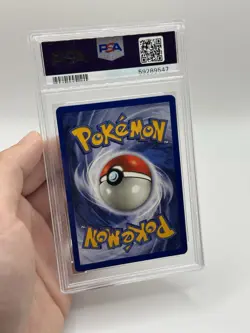 1999 POKEMON FOSSIL 1ST ED#60 GAMBLER PSA 9 - Image 2