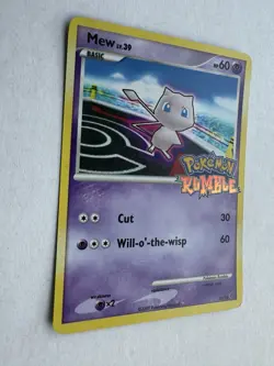 Mew - 10/16 - Pokemon Rumble - Holo Stamped - Pokemon TCG 2009 Vintage - LP - Image 2
