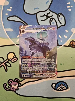 Pokemon TCG: Shadow Rider Calyrex VMAX Alternate Art (205/198) Chilling Reign NM - Image 1