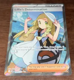 Lillie's Determination SR 169/132 Mega Evolution Pokemon TCG Near Mint NM - Image 2