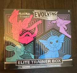 Pokemon TCG: Sword & Shield Evolving Skies Elite Trainer Box ETB Factory Sealed - Image 1