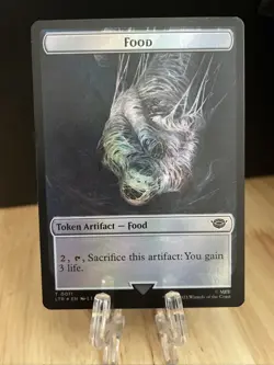 MTG Orc Army (006) Food (011) FOIL Token Tales Of Middle-earth LTR NM/M - Image 1