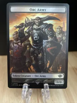 MTG Orc Army (006) Food (011) FOIL Token Tales Of Middle-earth LTR NM/M - Image 2