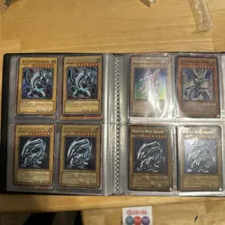 Vintage Yugioh Cards Binder Lot 81 Cards - Image 1