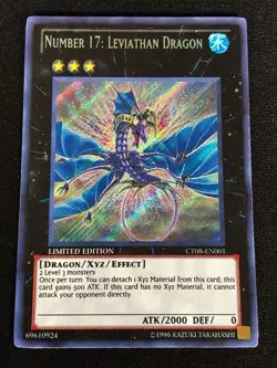 Yugioh Number 17: Leviathan Dragon CT08-EN001 Secret (NM) - Image 1